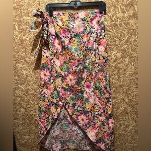 HM Women’s Floral Multi‎ Color Wrap Skirt Size S